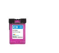 PHOVYAFI Cartuccia di inchiostro ricaricabile compatibile per 651 e 651xl per OfficeJet 202 202C 252 252C e Deskjet Ink Advantage 5575 5645 Stampanti(HP651XL C)