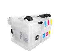PHOVYAFI Cartuccia di inchiostro ricaricabile compatibile per DCP-J100 DCP-J105 MFC-J200 Stampanti a getto d'inchiostro LC509 LC529 LC539 LC549 LC545 LC535(Empty)