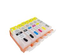 PHOVYAFI Cartuccia di inchiostro ricaricabile compatibile PGI-125 CLI-126 per MG5210 MG5310 MG6110 MG6210 IP4810 IP4910 IX6510(Empty-6pcs)