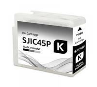 PHOVYAFI Cartuccia inchiostro compatibile SJIC45P T52Q1 T52Q2 T52Q3 T52Q4 con chip per CW-C4040 C4040 Etichetta a colori Pigment Inchiostro(1PCS-Black)