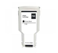 PHOVYAFI Cartuccia per inchiostro per inchiostro colorante a 300 ml di colorante a 6 colori compatibili con DesignJet T1600 T1600DR T1700 T1700DR T2600 T2600D P2V68A P2V69A P2V70A(Photo Black)
