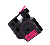 PHOVYAFI Colore glitter 12mm nastro compatibile con modelli di produttori di etichette D1 2056084 2056085 2056090 2056091 2056094 2056098 2056121(Fluorescent Pink)