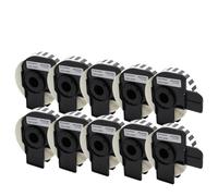 PHOVYAFI DK22210 DK-22210 rotoli di etichetta termica 29mm x 30,48 m etichette continue compatibili con stampanti QL DK22210(10PCS)