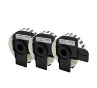 PHOVYAFI DK22210 DK-22210 rotoli di etichetta termica 29mm x 30,48 m etichette continue compatibili con stampanti QL DK22210(3PCS)