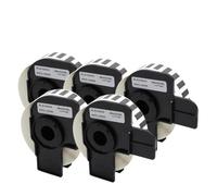 PHOVYAFI DK22210 DK-22210 rotoli di etichetta termica 29mm x 30,48 m etichette continue compatibili con stampanti QL DK22210(5PCS)