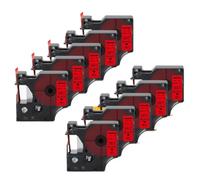 PHOVYAFI Etichetta Cassette Compatibile con Etichetta Manager LM 160 280 Maker Etichetta 12mm D1 45020 White su etichette Clear 280(Black on Red)