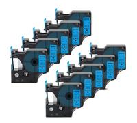PHOVYAFI Etichetta Cassette Compatibile con Etichetta Manager LM 160 280 Maker Etichetta 12mm D1 45020 White su etichette Clear 280(Black on Blue)