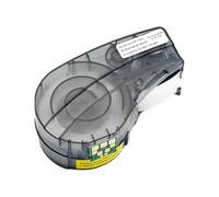 PHOVYAFI Etichetta in nylon bianco su bianco 19,1mmx4,9m 0,75x16 Compatibile con stampanti M210 M211 M210-LAB M21-750-499 con chip(2 PCS)