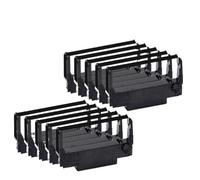 PHOVYAFI Nastro di stampa a inchiostro compatibile per ERC30 ERC34 ERC38 funziona con TM-U220PD U230 U210A TM-U370 U300C M188B M188D PINTER(10 pcs Black)