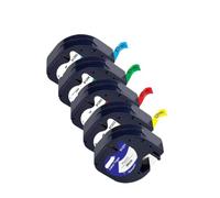 PHOVYAFI Nastro etichetta compatibile da 5pk 91331 91203 nastro etichetta da 12 mm per stampanti LT-100H/100T Etichetta(5Mixed Colors)
