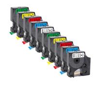 PHOVYAFI Nastro etichetta compatibile per etichette 160/280 stampanti(10PK 5Mixed Colors)