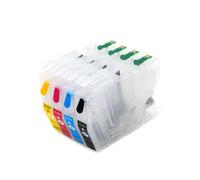 PHOVYAFI Set 4COLOR set LC401 Ricarica della cartuccia a inchiostro Compatibile con MFC J1010 J1012 J1170 Sostituzione delle stampanti per MFC J1010 J1012 J1170 Serie