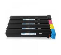 PHOVYAFI Set di cartucce per toner compatibile 4pcs TN611 TN411 per Modelli di stampante C550 C-650 C451(C550 C650)