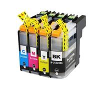 PHOVYAFI Sostituzione della cartuccia di inchiostro LC223 compatibile per DCP-J4120DW MFC-J4420DW MFC-J4620DW MFC-4625DW MFC-5320DW(1Set 4PCS)