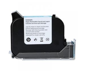 PHOVYAFI Stampante etichetta del codice a barre della data inchiostro compatibile per imballaggi sotto vuoto con cartuccia non crittografata(White)