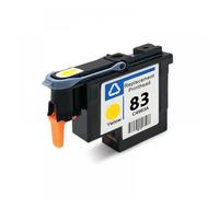 PHOVYAFI Testa di stampa compatibile per 83 Printhead DesignJet 5000 5500 Modelli C4960A C4963A C4964A C4965A(Yellow)