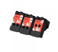 PHOVYAFI Testa di stampa compatibile QY6-8001 QY6-8017 per G1100 G2100 G3100 G2111 G3110 G3111(2Black 1Color)
