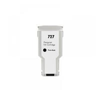 PHOVYAFI Tintura di pigmento da 300 ml e cartuccia a inchiostro da 130 ml compatibili con 727 727XL per designJet T920 T930 T1530 T2530 T1500 T2500 con chip(PBK 300ml Dye)