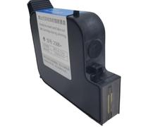 PHOVYAFI Ugelli a cartuccia a inchiostro universali da 25,4 mm in blu rosso bianco per stampanti a getto d'inchiostro portatile(Black)