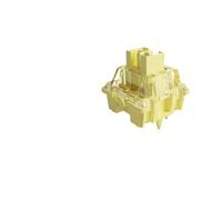 PHOVYAFI V3 Cream Yellow PRO 5 Pin 50gf interruttori lineari con Gambo a Prova di Polvere Compatibile con tastiere meccaniche di 45(90pcs)