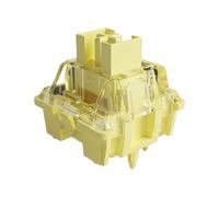 PHOVYAFI V3 PRO Cream Giallo Interruttore a 5 Pin 50gf con Gambo a Prova di Polvere Compatibile con tastiere meccaniche 45 Pezzi(45pcs)