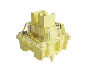 PHOVYAFI V3 PRO Cream Giallo Interruttore a 5 Pin 50gf con Gambo a Prova di Polvere Compatibile con tastiere meccaniche 45 Pezzi(90pcs)