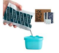 Phox Compatibile con Brita Maxtra+ - Cartuccia filtrante ecologica ricaricabile e riutilizzabile compatibile con Brita Maxtra e Maxtra+ viene fornita con confezione di ricarica per 3 mesi (pulita)
