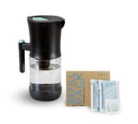 Phox - Filtro per acqua V2, cartuccia Worlds First riutilizzabile e brocca in vetro da 2,2 l