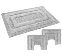 PHP Sirio PARURE Bagno Spugna 3 Pezzi con Antiscivolo