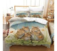 PHQAZWSXE 3D Con Stampa Di Five Little Mice Set Di Biancheria Da Letto Camera Da Letto Microfibra Set Copripiumino Per Letto Da Uomo E Da Donna Con Chiusura A Cerniera Double（200x200cm）