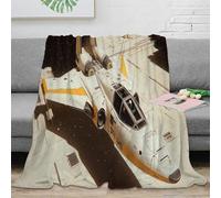 PHQAZWSXE stampa 3D spacecraft mode coperta termica microfibra biancheria da letto non perde pelo coperta da letto calda per giovani in notti fredde sci-fi futuristic de 60x80inch(150x200cm)