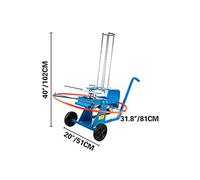 Phrower di piccione argilla 50 Capacità argillosa Materiale automatico premium perno sicuro e lancia elettronica trappola ad anello Elevata Adattabilità(With wheels)