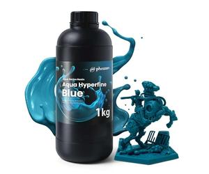 Phrozen Aqua Hyperfin Resina per Stampanti 3D LCD con Risoluzione di 12K+ | Resina Fotopolimero Standard 405nm | Alta Precisione, Qualità di Stampa Stabile - Blu (1kg)