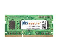 PHS-memory 2GB Memoria RAM Compatibile con Shuttle XPC all-in-One X50V2 Plus DDR3 SO DIMM 1066MHz PC3-8500S
