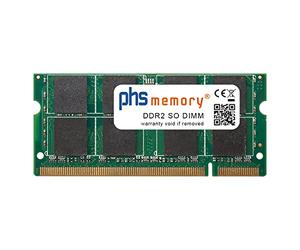 PHS-memory 2GB Memoria RAM Compatibile con Sony VAIO VGN-FE91PS DDR2 SO DIMM 667MHz PC2-5300S