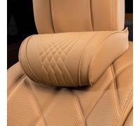 PHUABFY Poggiatesta Auto Cuscino, per Maserati Grecale 2022-2023 Cuscino Memory Foam Cervicale Sedile Auto Guidatore, Regolabile Poggiatesta Auto,Orange