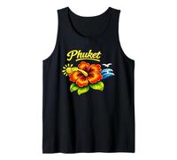 Phuket, Thailandia, Spiaggia Tropicale, Fiore, Disegno Canotta