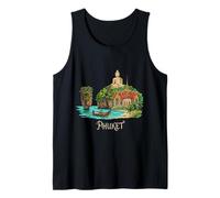 Phuket Thailandia Viaggio Souvenir Città Punto di Riferimento Regalo Canotta