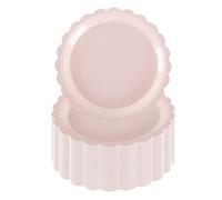 PHUNAT 50 piatti di carta con fiori rosa, 17,8 cm, piatti da dessert, decorazioni per feste rosa confetto