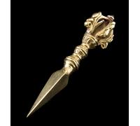 Phurba 11cm Vajrakila Phurbu Tantra Sciamano Buddista Tibet #2237 MM