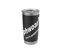 Phwoar You're Gorgeous: un audace complimento britannico Bicchiere termico in acciaio inox doppia parete