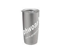 Phwoar You're Gorgeous: un audace complimento britannico Bicchiere termico in acciaio inox doppia parete