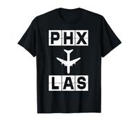 PHX a Las Route Aeroporto Codice Aeroporto Phoenix Las Vegas Maglietta