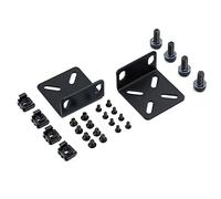 PhyinLan Kit di montaggio su rack universale 1U per rack con distanza fori regolabile, compatibile con la maggior parte degli switch Cisco, NETGEAR, Dell, D-Link, Linksys, TRENDnet e Buffalo Tech