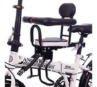 PHYNEDI Seggiolino Anteriore per Bicicletta Bambino Sella per Bici con Poggiapiedi Sbarre di Sicurezza per Mountai Bike/Bicicletta Elettrica, Supporti Fino a 40kg