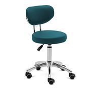 physa Sgabello con schienale - 46 - 60 cm - 150 kg - Turchese ASCONA TURQUOISE