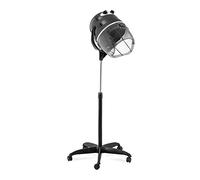 physa Casco Asciugacapelli Per Parrucchieri Professionale Con Supporto PHY-1100HD-2 BLACK (1.100 W, Nero)