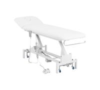 physa Lettino da massaggio elettrico - 1 motore - 100 W - 207 x 68 x 53 - 92 cm - 200 kg - Bianco PHYSA LILLE WHITE