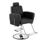 physa PHYSA DUDLEY Black - Sedia da parrucchiere con poggiapiedi, Dudley Black