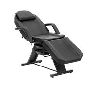 physa PHYSA IMOLA BLACK Lettino estetista regolabile 200 kg Nero Poltrona pedicure per centri estetici